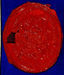 wax seal for Immigation Restriction Act of 1901